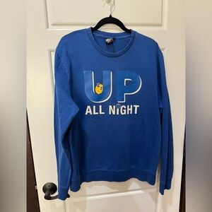 Blue 'Up All Night' Sweatshirt | Smiley World|